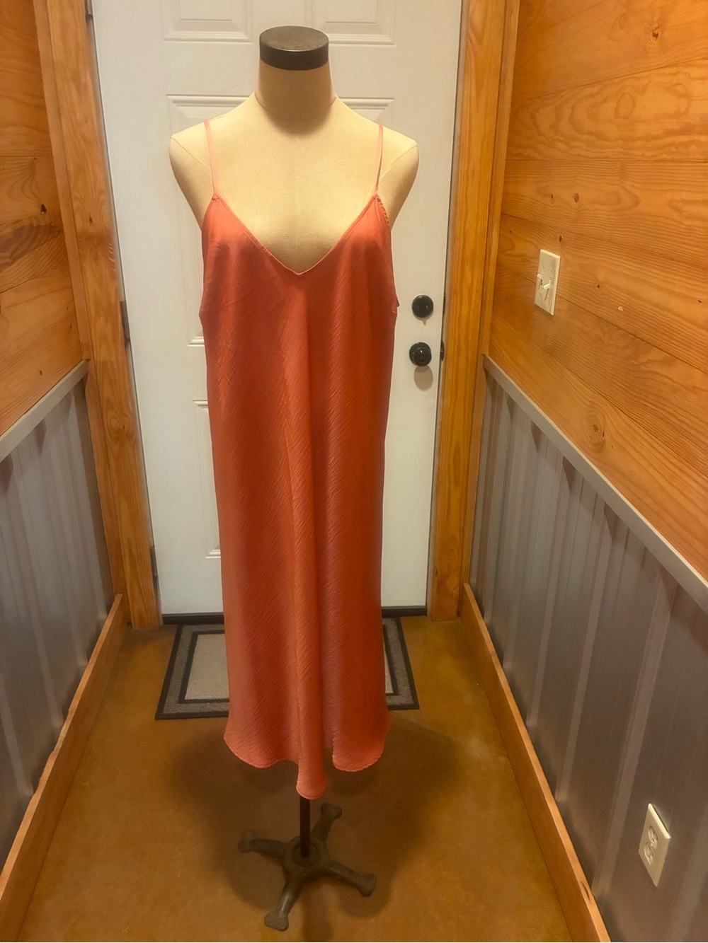 a new day Rust Coral Slip Dress